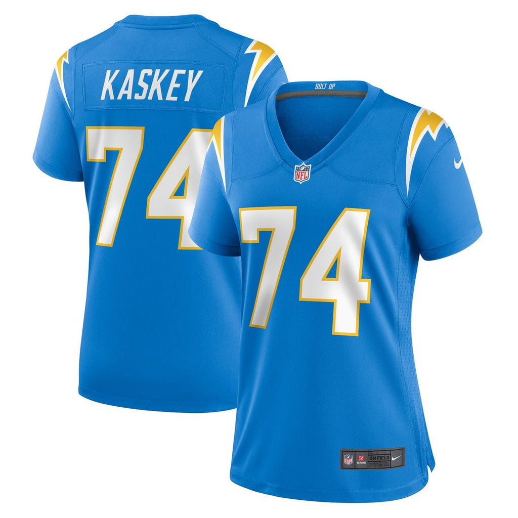 Matt Kaskey Los Angeles Chargers Women's Team Game Jersey - Powder Blue