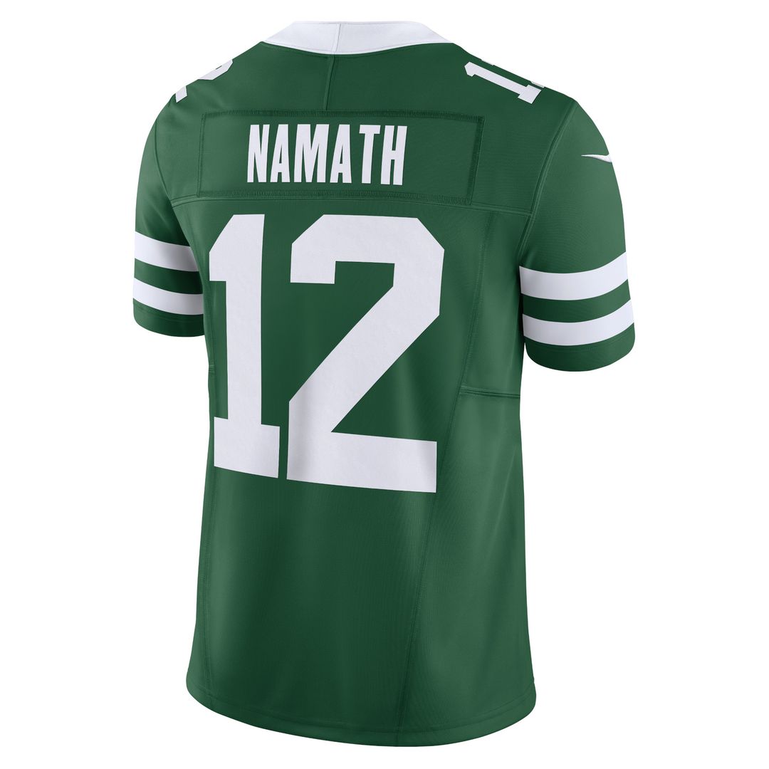 Joe Namath New York Jets Vapor F.U.S.E. Limited Jersey - Legacy Green