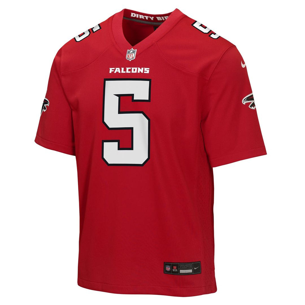 Drake London Atlanta Falcons Youth Game Jersey - Red