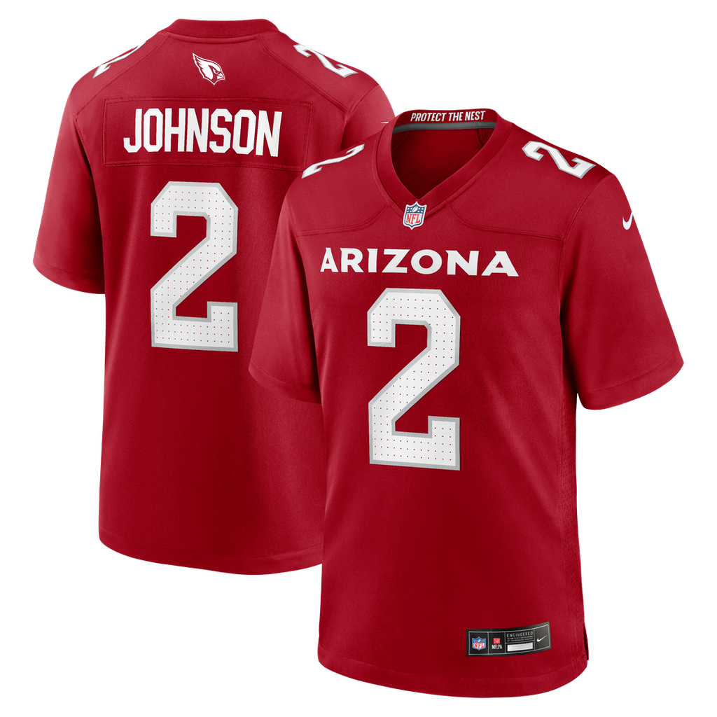 Will Johnson Arizona Cardinals Team Game Jersey - Cardinal
