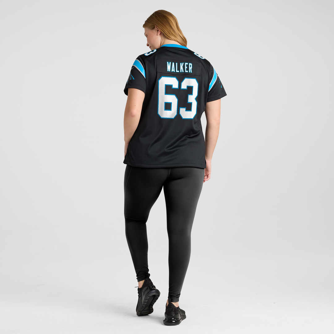 Rasheed Walker Carolina Panthers Women's Team Game Jersey - Black