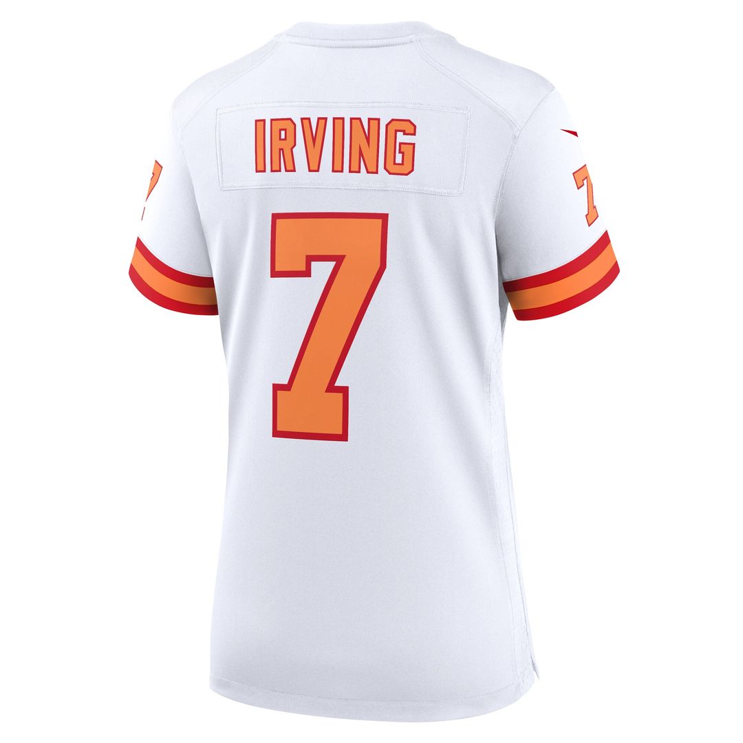 Bucky Irving '76 Tampa Bay Buccaneers Women's Game Jersey - White