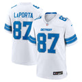 Sam LaPorta Detroit Lions White Game Jersey - White