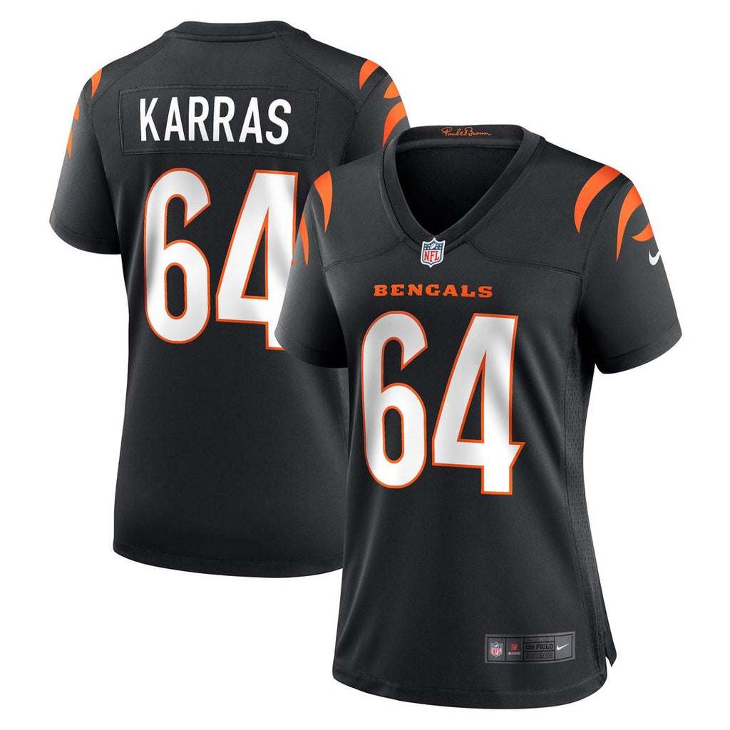 Ted Karras Cincinnati Bengals Women's Game Player Jersey - Black