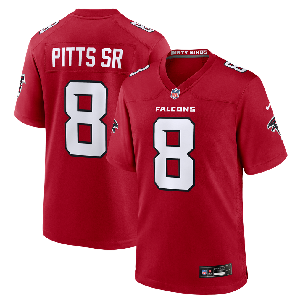 Kyle Pitts Sr. Atlanta Falcons Game Jersey - Red