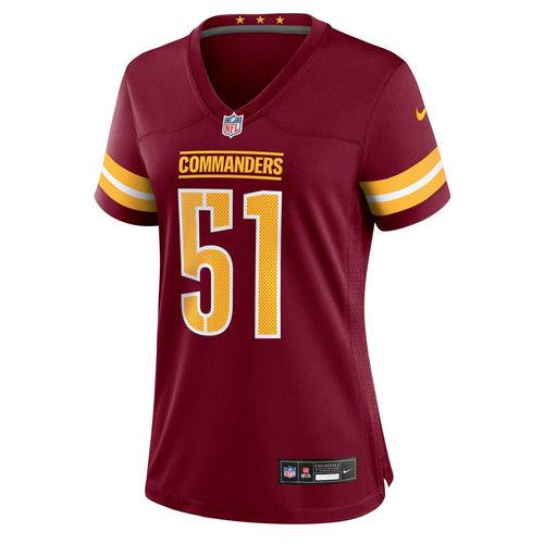 Ale Kaho Washington Commanders Women's Team Game Jersey - Burgundy