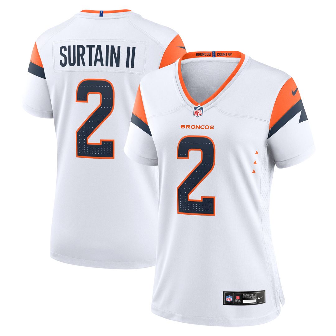 Patrick Surtain II Denver Broncos Women's Alternate Game Jersey - Navy