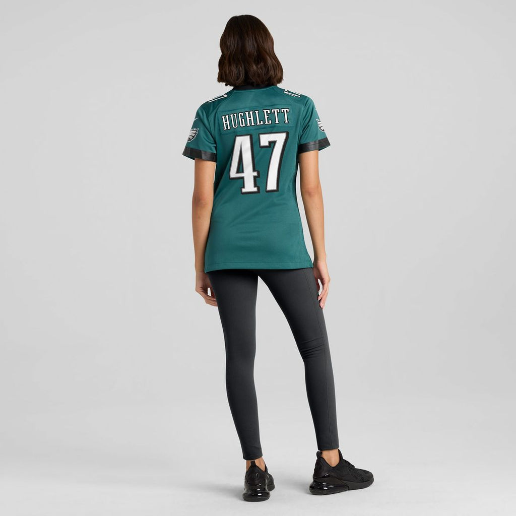 Charley Hughlett Philadelphia Eagles Women's Team Game Jersey - Midnight Green