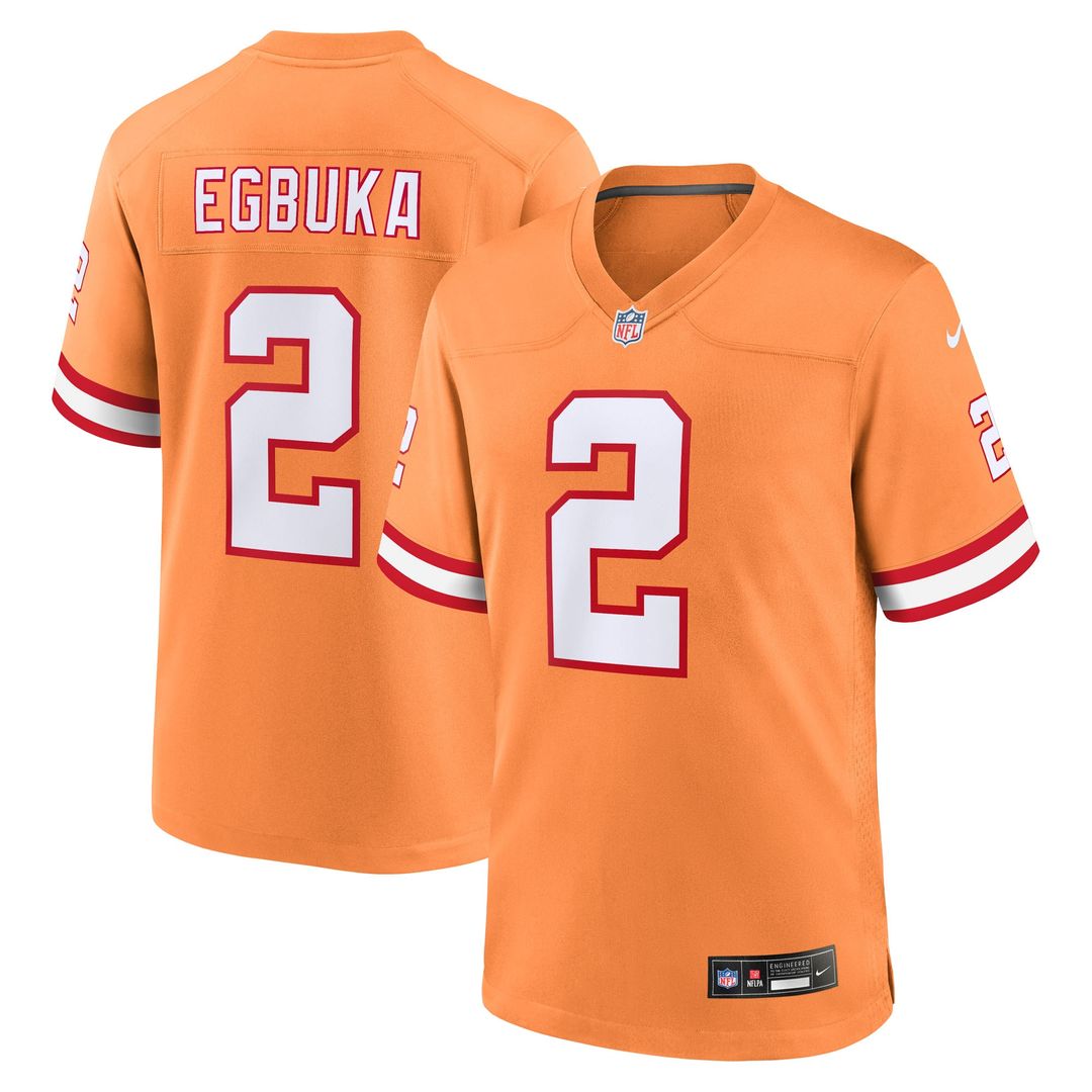 Emeka Egbuka Tampa Bay Buccaneers Game Jersey - White