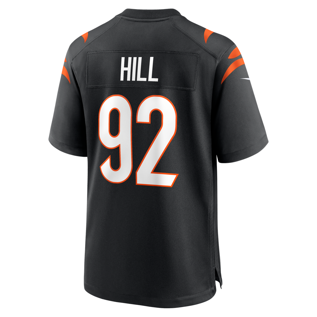 B.J. Hill Cincinnati Bengals Nike Game Jersey - Black