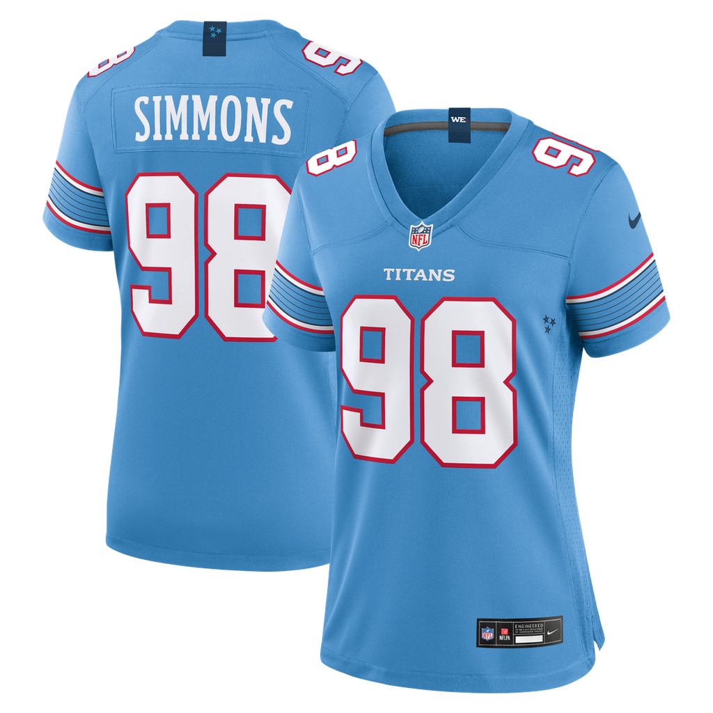 Jeffery Simmons Tennessee Titans Women's Game Jersey - White