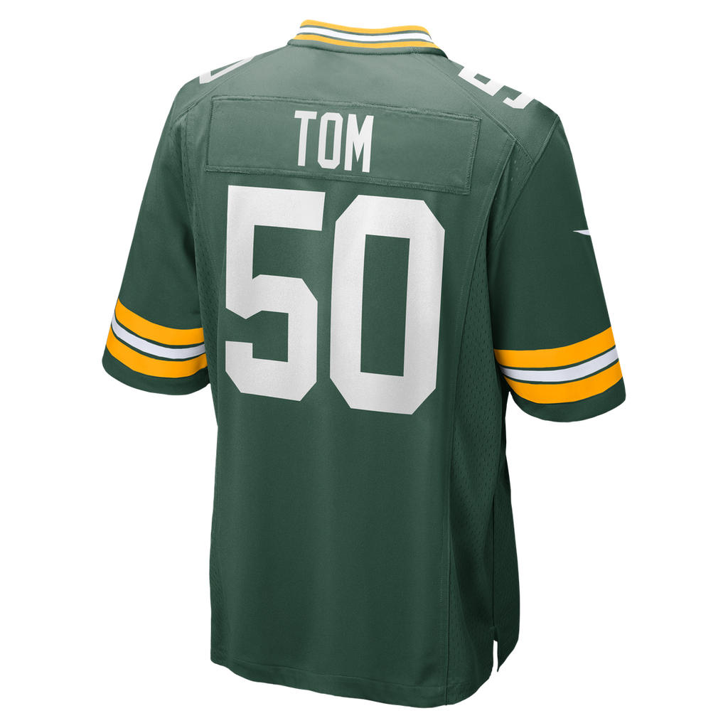 Zach Tom Green Bay Packers Game Player Jersey - Green