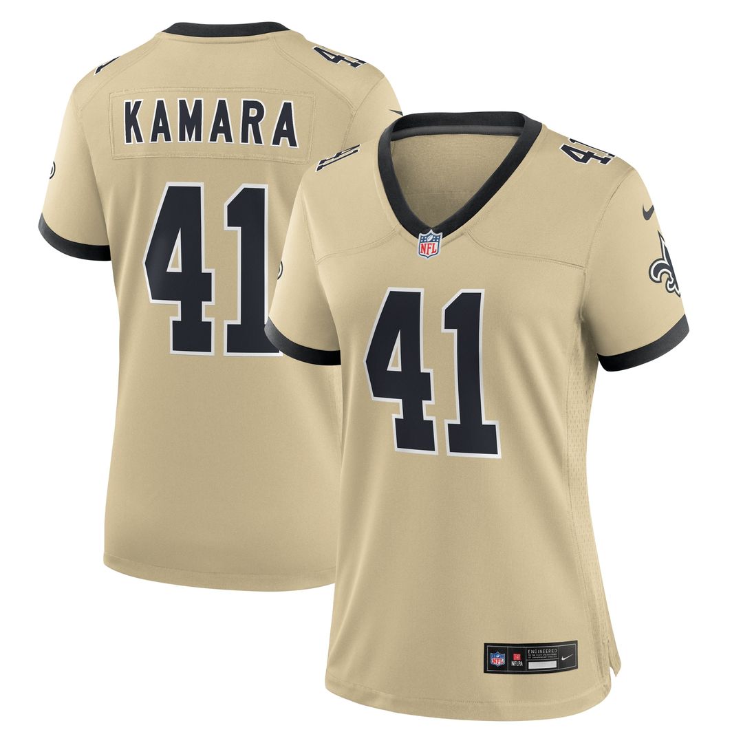 Alvin Kamara New Orleans Saints Women's Game Jersey - Black