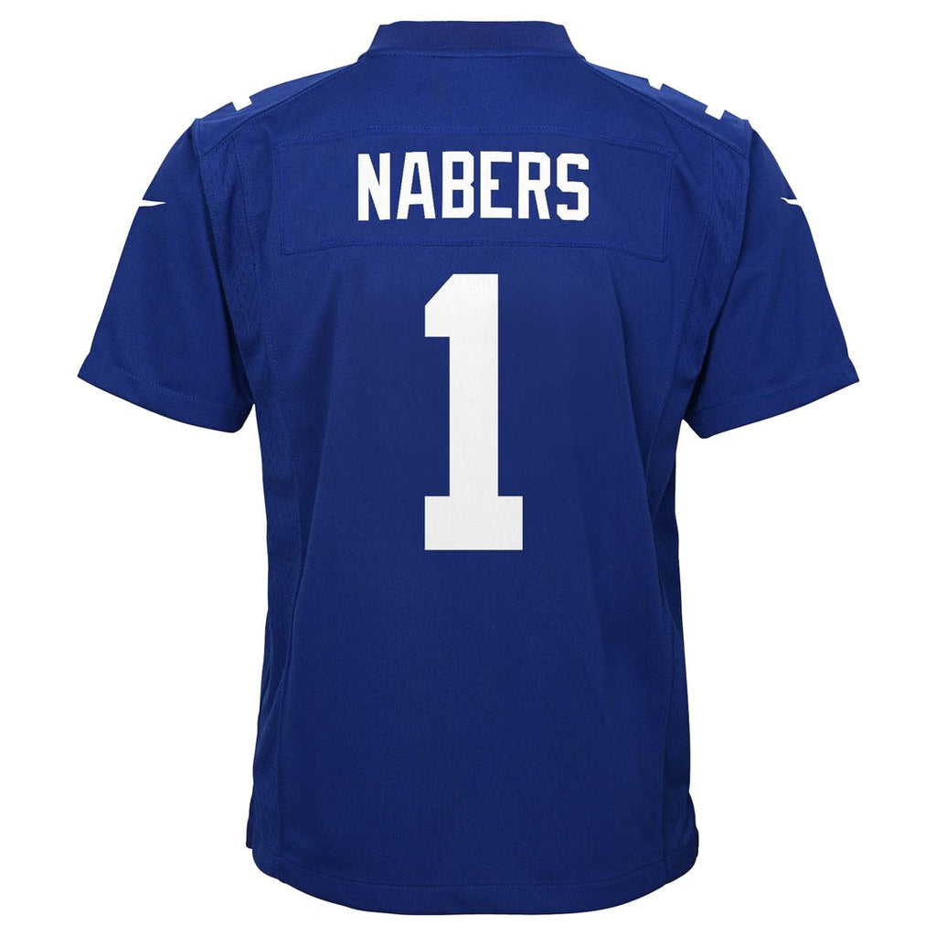 Malik Nabers New York Giants Youth Game Jersey - Royal
