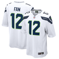 12s Seattle Seahawks Nike Game Jersey - White