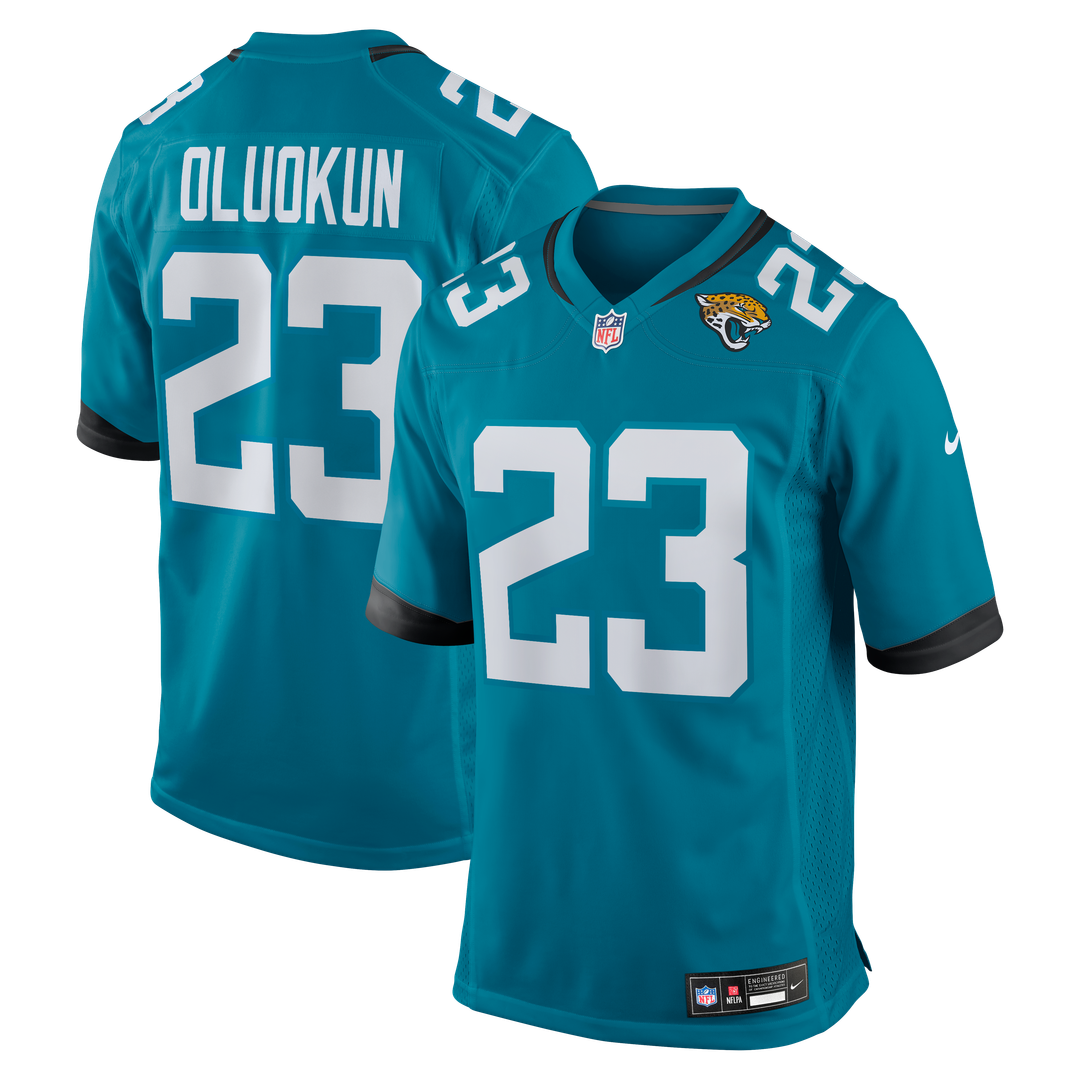 Foyesade Oluokun Jacksonville Jaguars Game Player Jersey - Teal