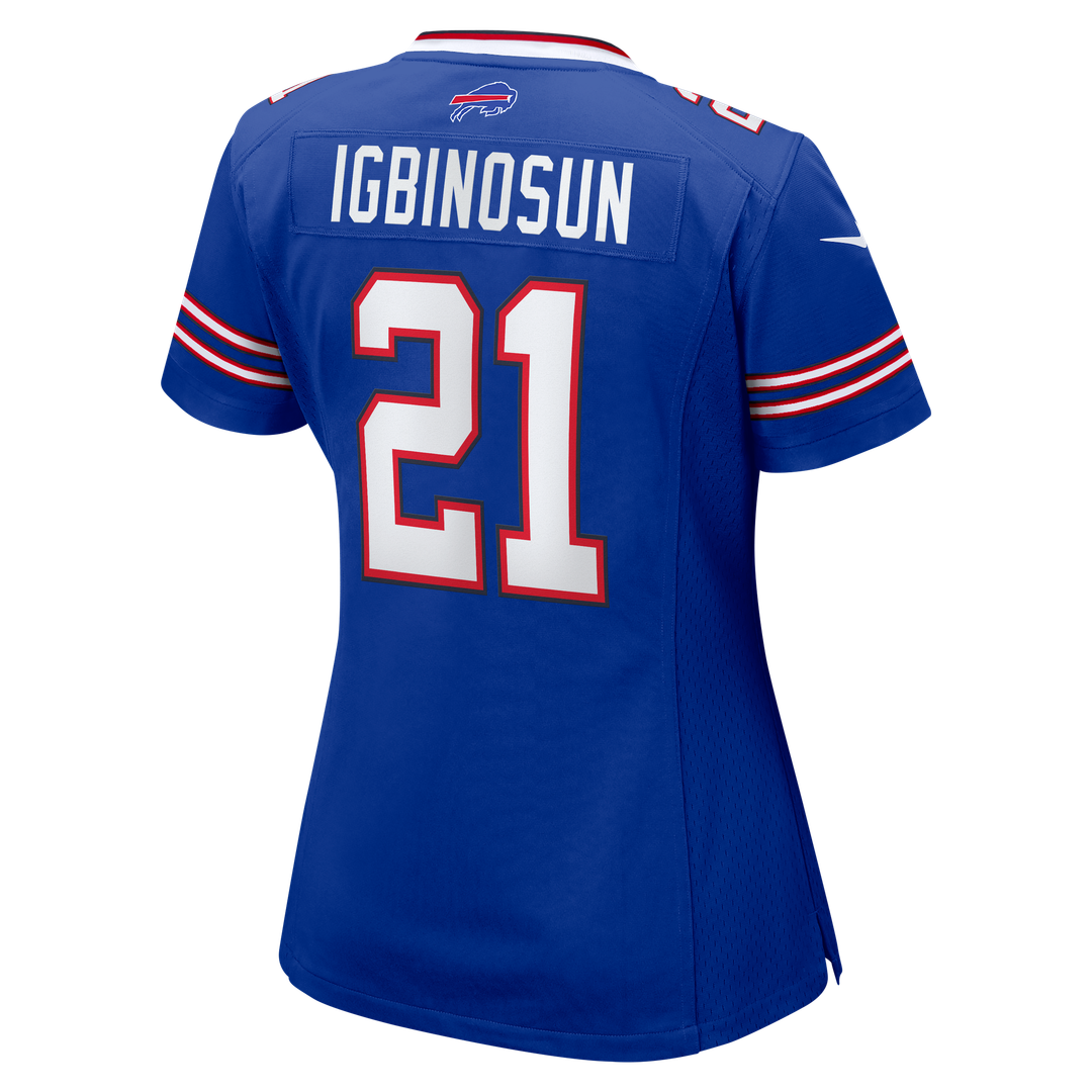 Davison Igbinosun Buffalo Bills Women's Team Game Jersey - Royal