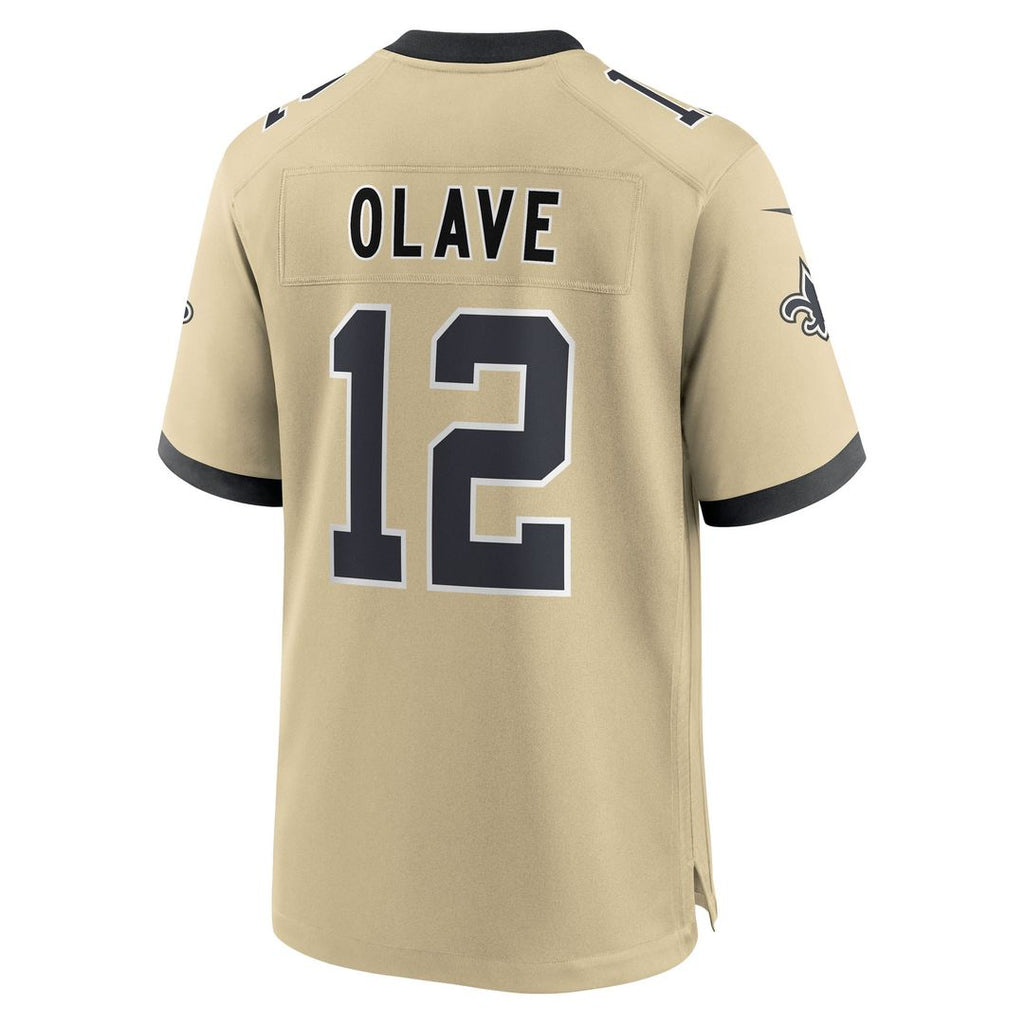 Chris Olave New Orleans Saints Youth Gameday Golds Alternate Game Player Jersey - Gold