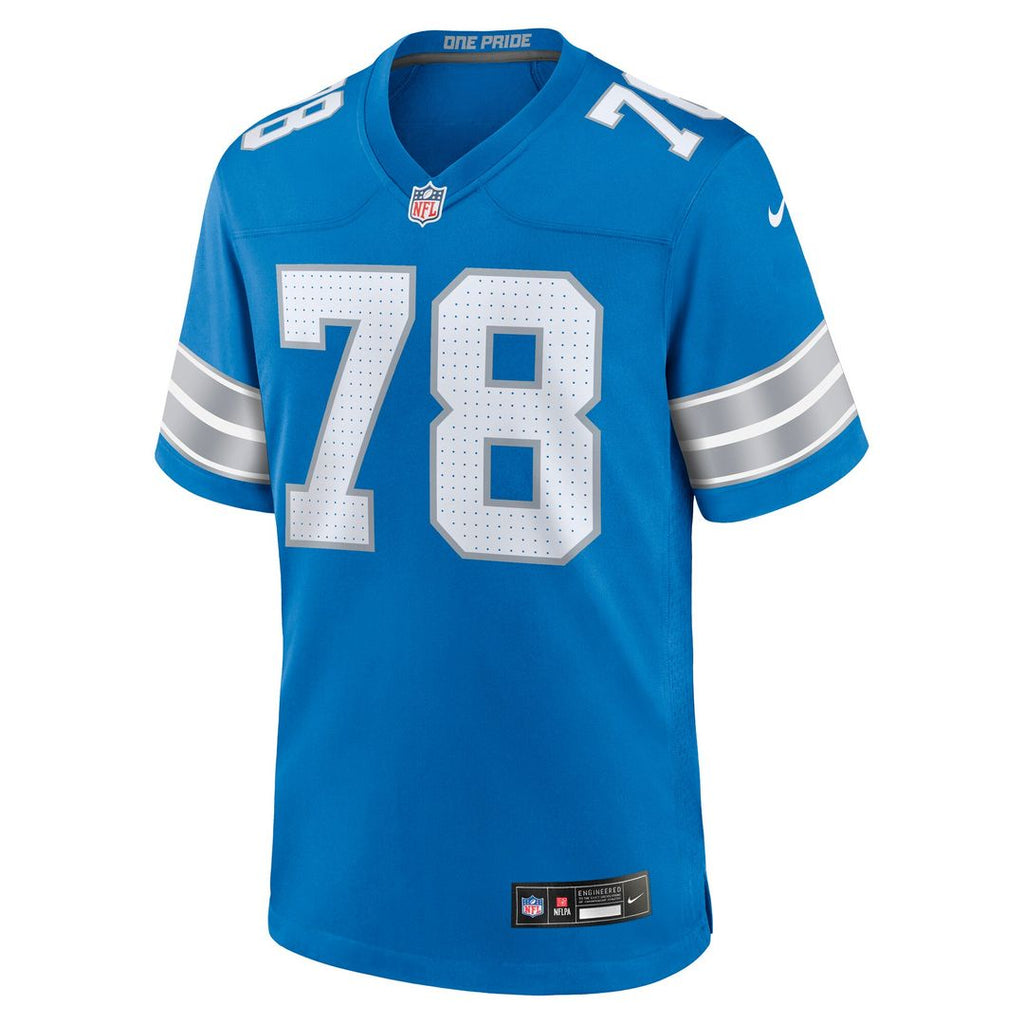 Ben Bartch Detroit Lions Team Game Jersey - Blue