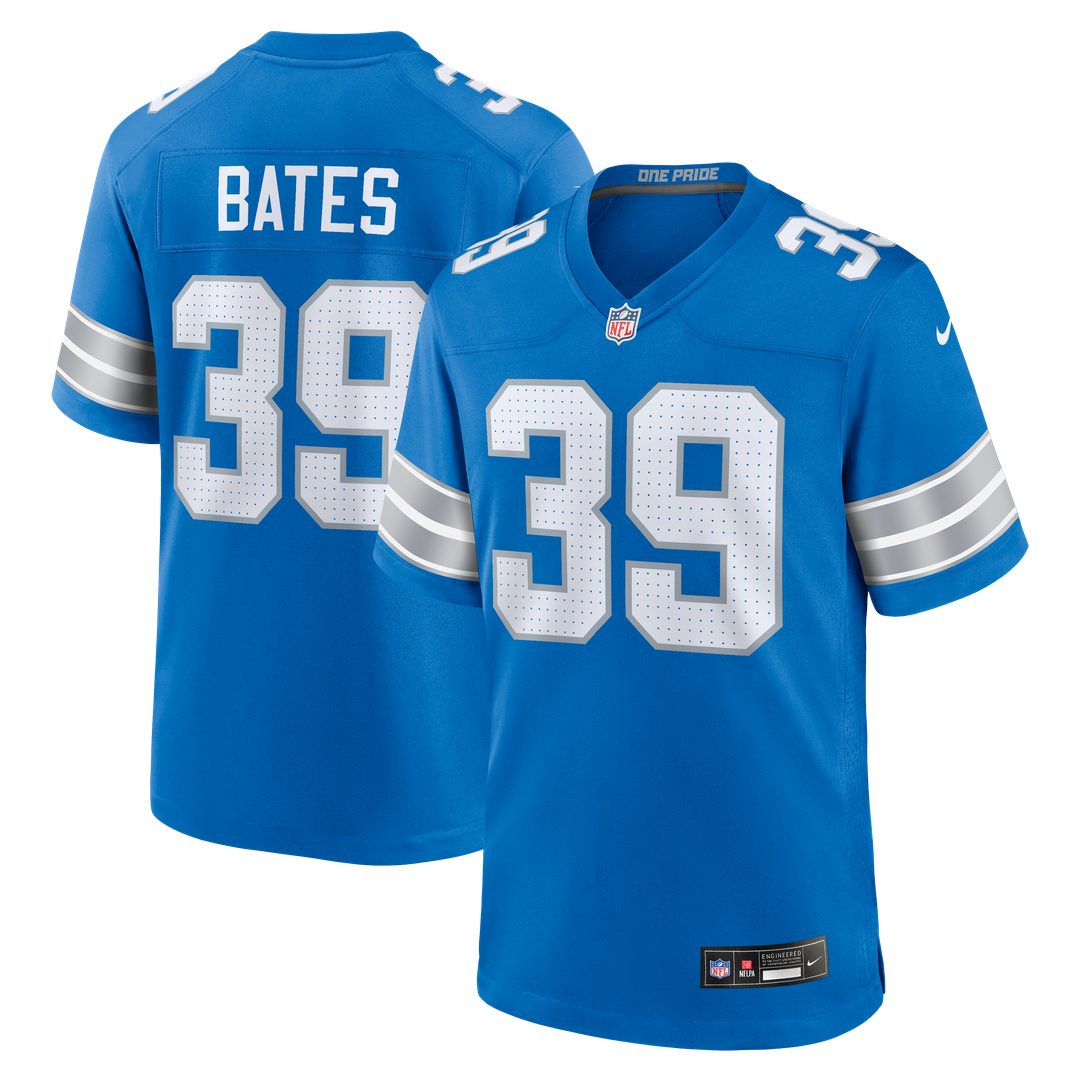 Jake Bates Detroit Lions Team Game Jersey - Blue