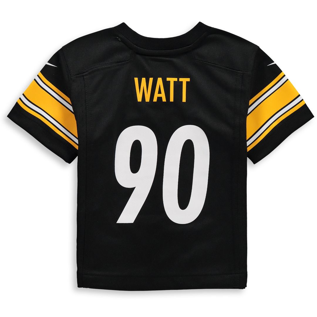 T.J. Watt Pittsburgh Steelers Toddler Game Jersey - Black