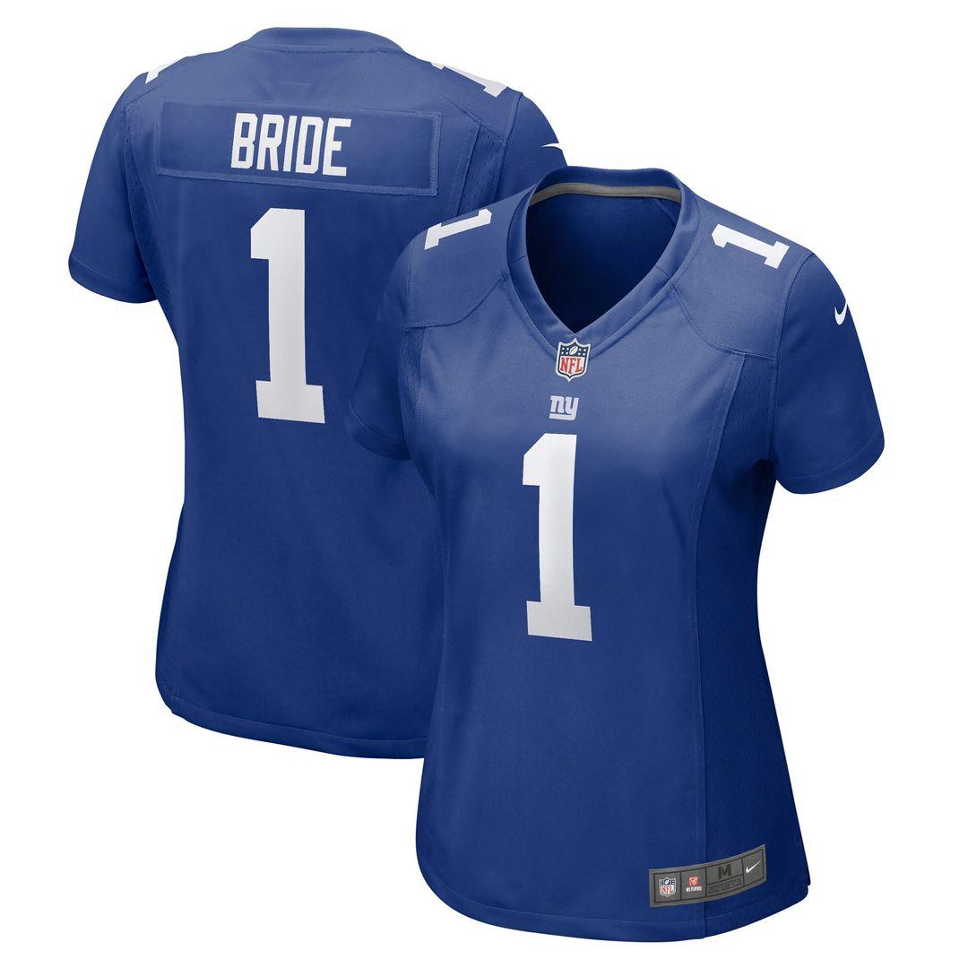 Number 1 Bride New York Giants Women's Game Jersey - Royal