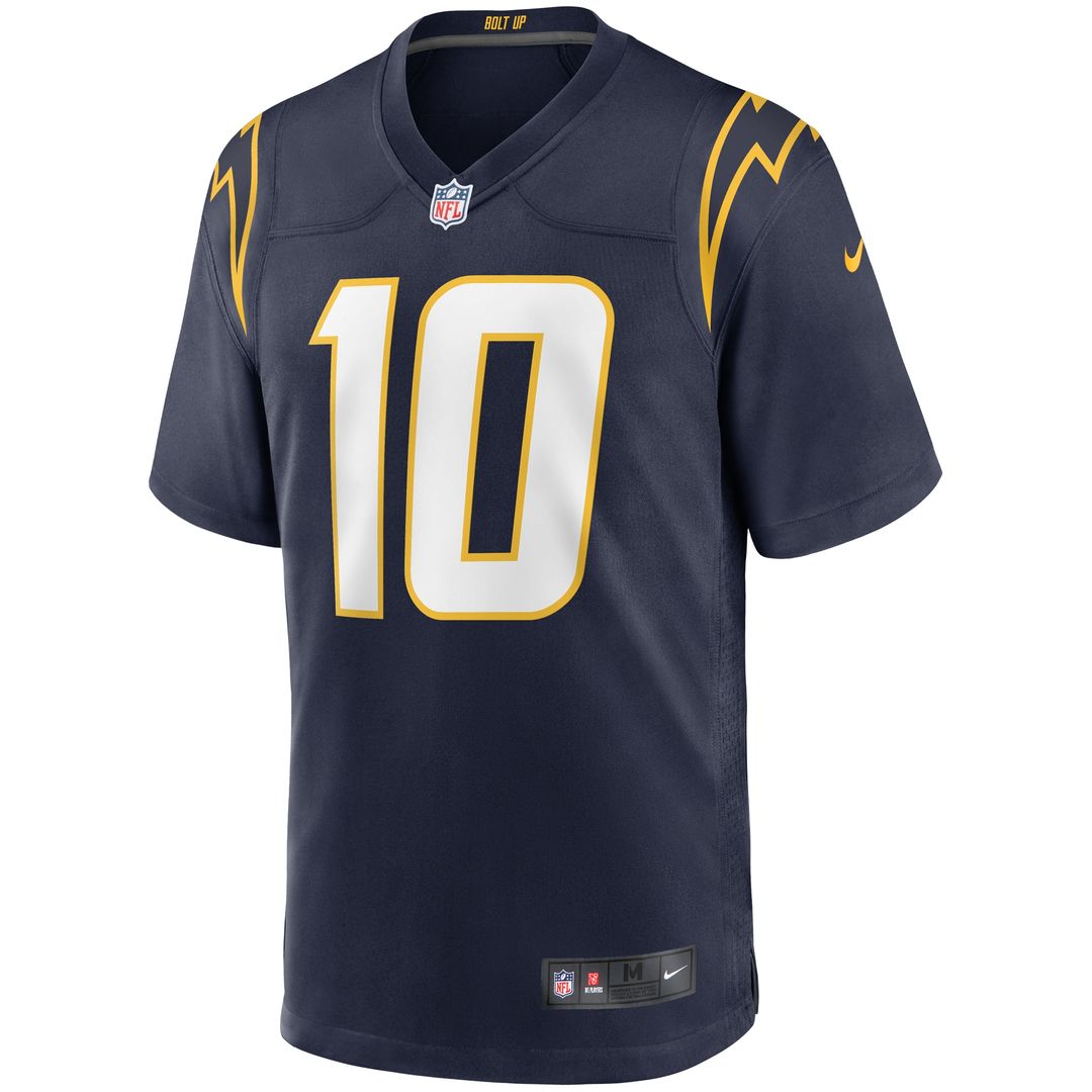 Justin Herbert Los Angeles Chargers Alternate Game Jersey - Navy