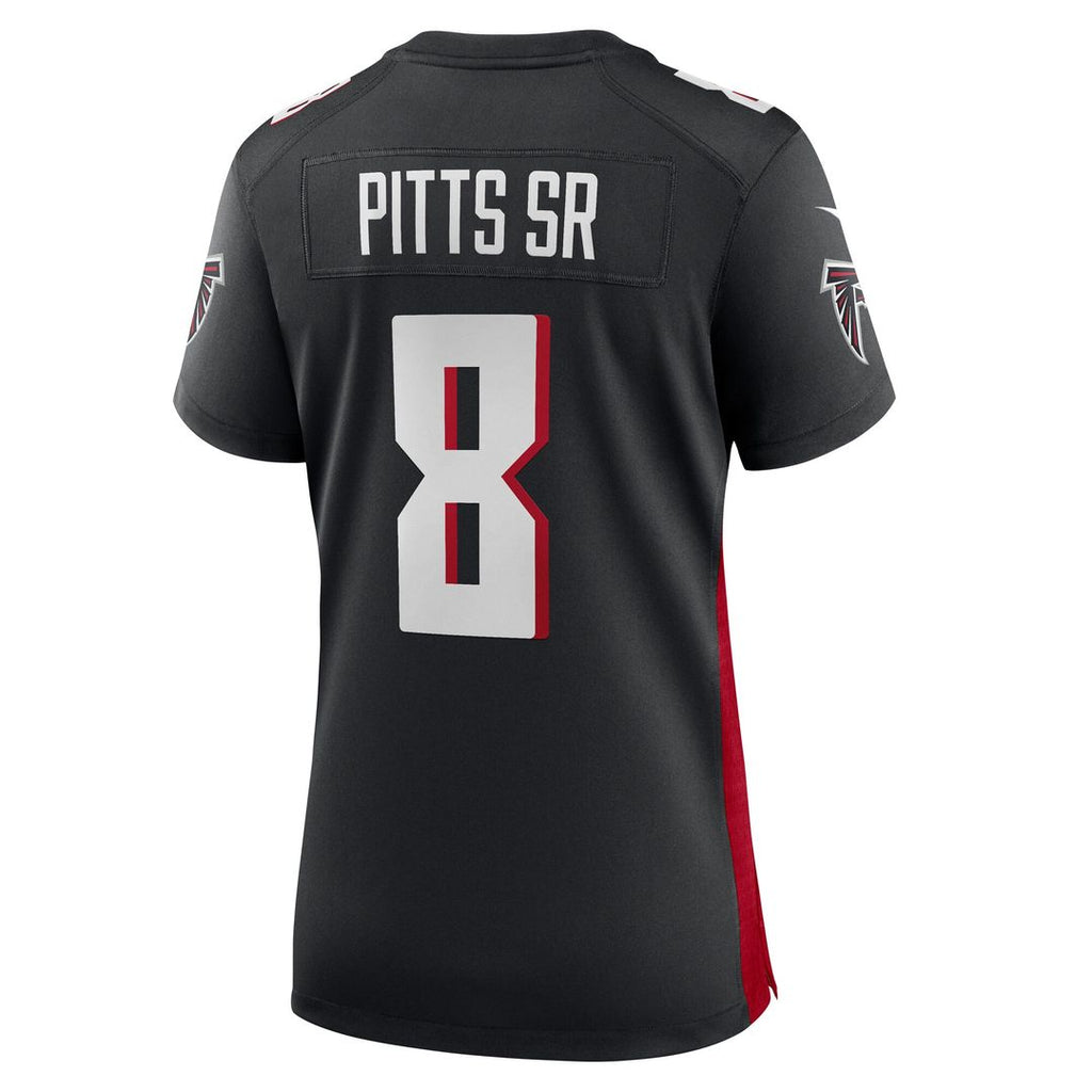 Kyle Pitts Sr. Atlanta Falcons Women's Game Jersey - Black