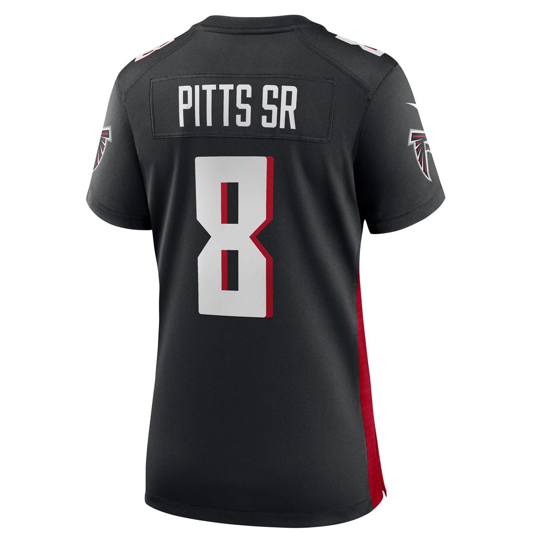 Kyle Pitts Sr. Atlanta Falcons Women's Game Jersey - Black