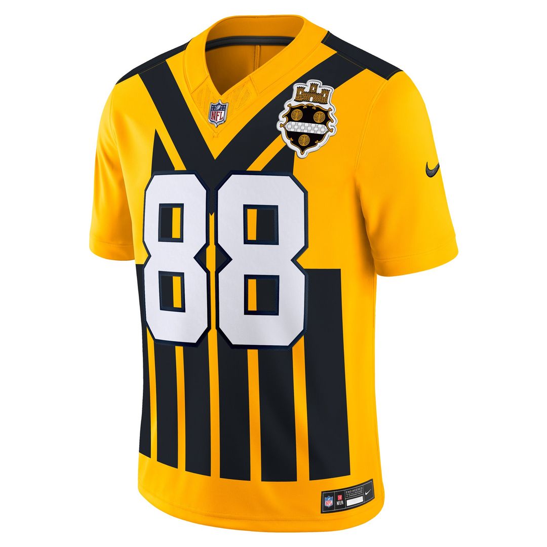 Pat Freiermuth Pittsburgh Steelers Alternate Vapor F.U.S.E. Limited Jersey - Gold