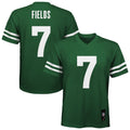 Justin Fields New York Jets Youth Replica Player Jersey - Legacy Green