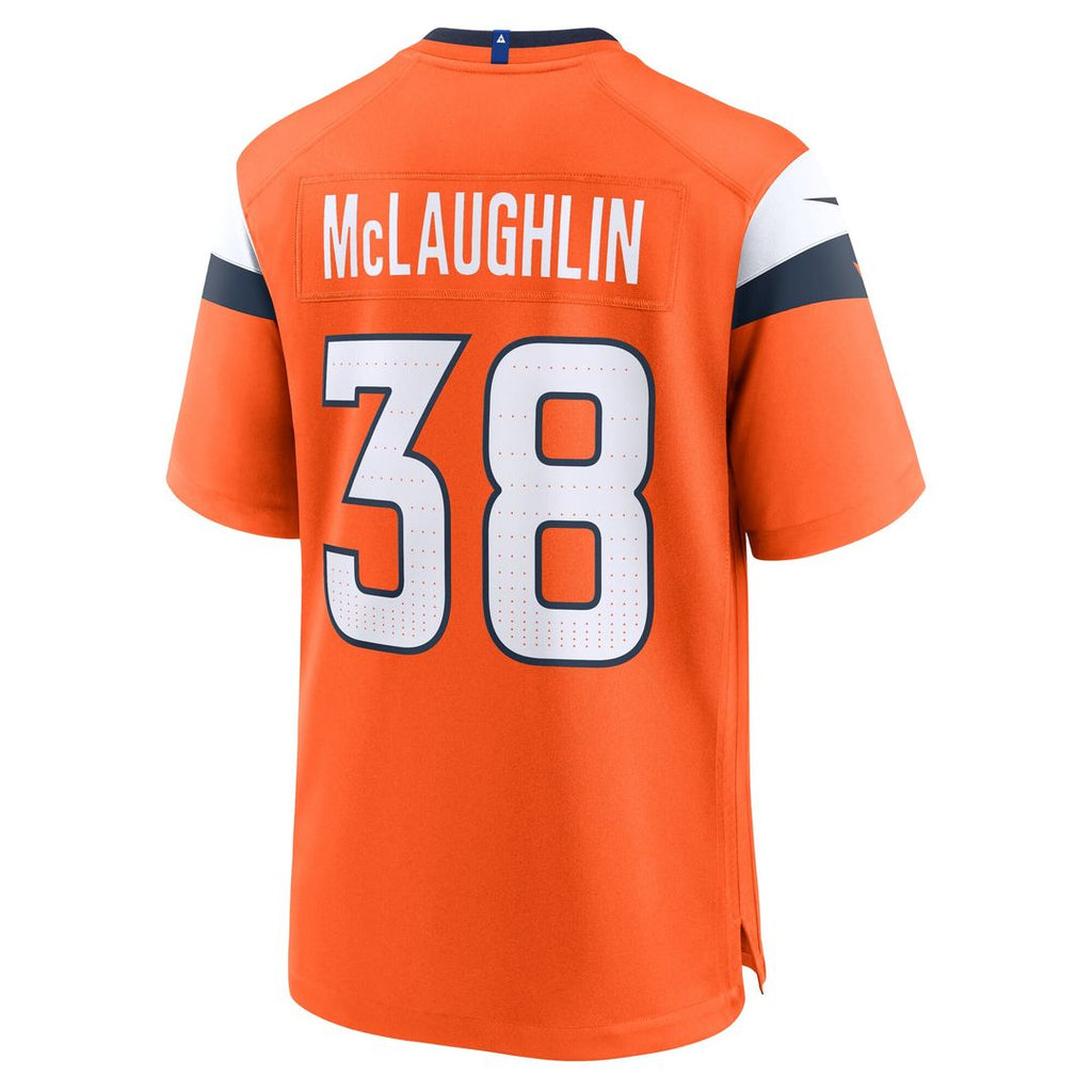 Jaleel McLaughlin Denver Broncos Team Game Jersey - Orange