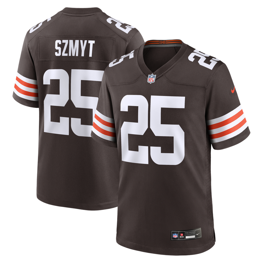 Andre Szmyt Cleveland Browns Team Game Jersey - Brown