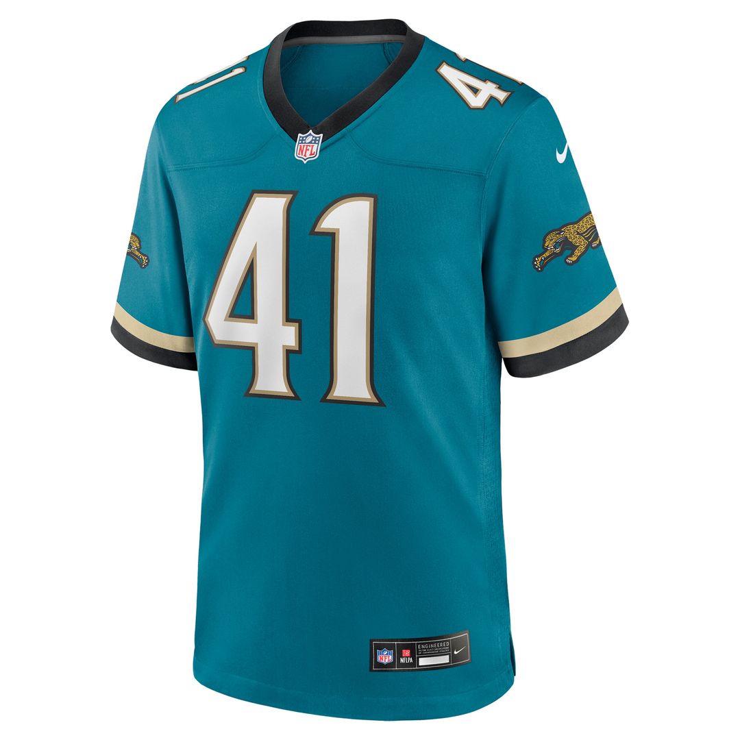 Josh Hines-Allen Jacksonville Jaguars Prowler Throwback Player Game Jersey - Teal