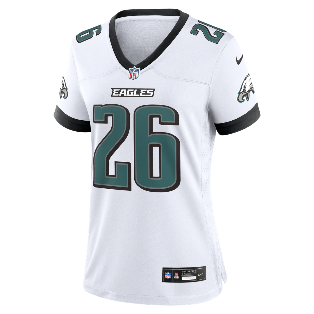 Saquon Barkley Philadelphia Eagles Women's Game Jersey - White