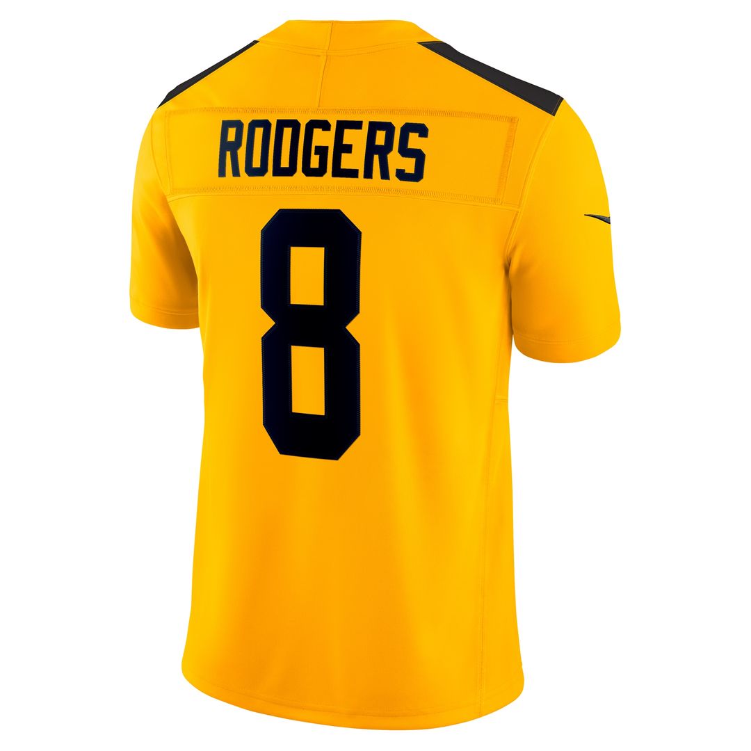 Aaron Rodgers Pittsburgh Steelers Alternate Vapor F.U.S.E. Limited Jersey - Gold