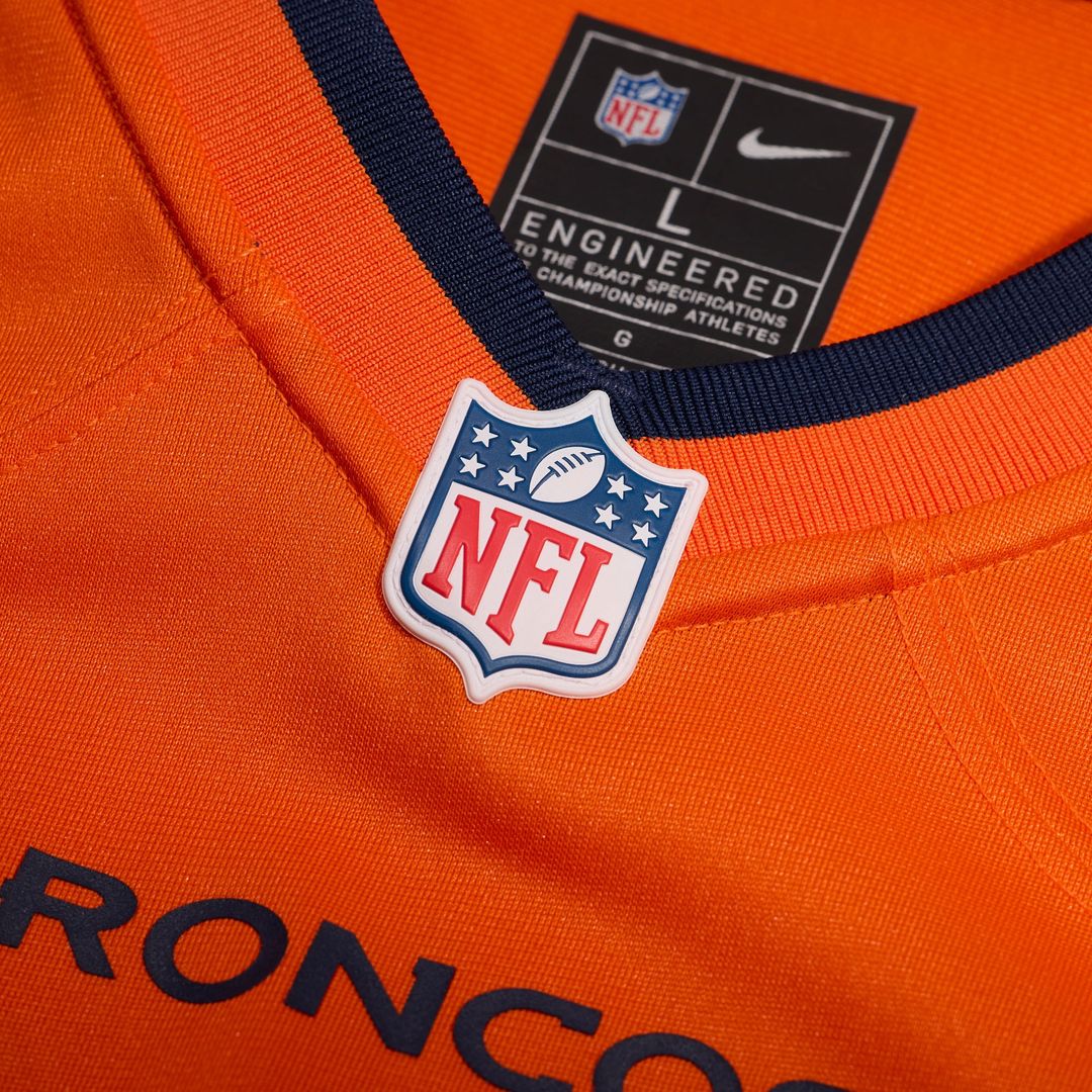 Jaleel McLaughlin Denver Broncos Team Game Jersey - Orange