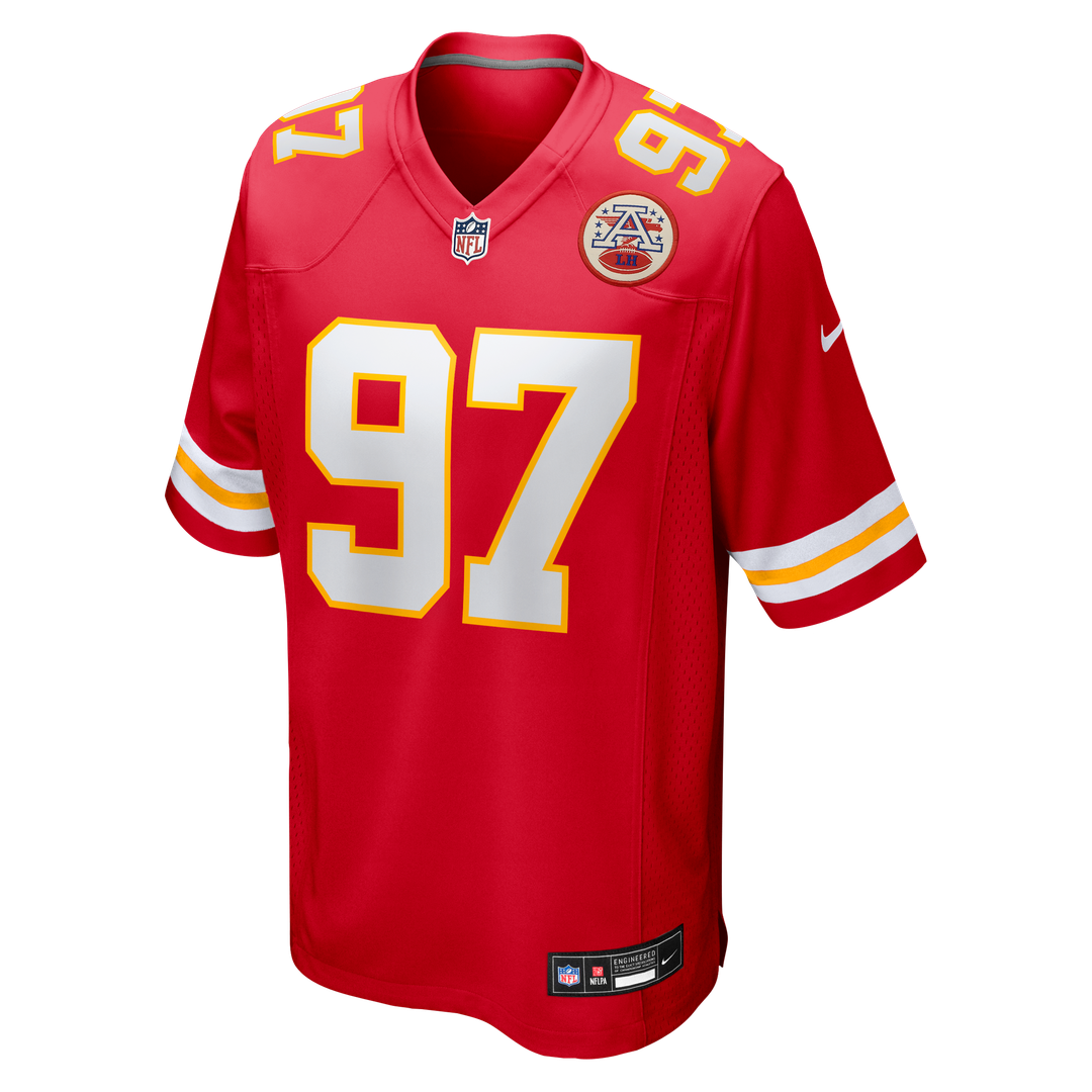 Ashton Gillotte Kansas City Chiefs Team Game Jersey - Red