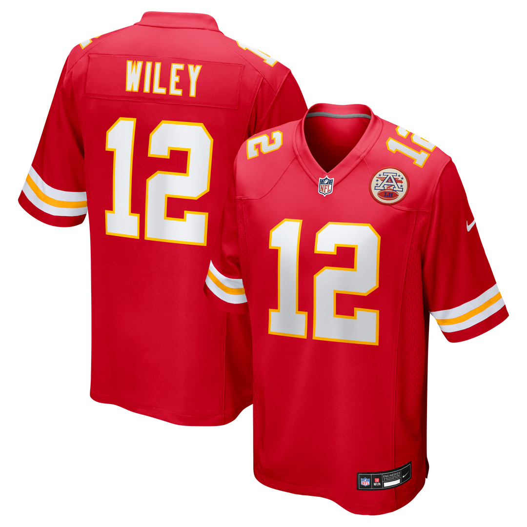 Jared Wiley Kansas City Chiefs Game Jersey - Red