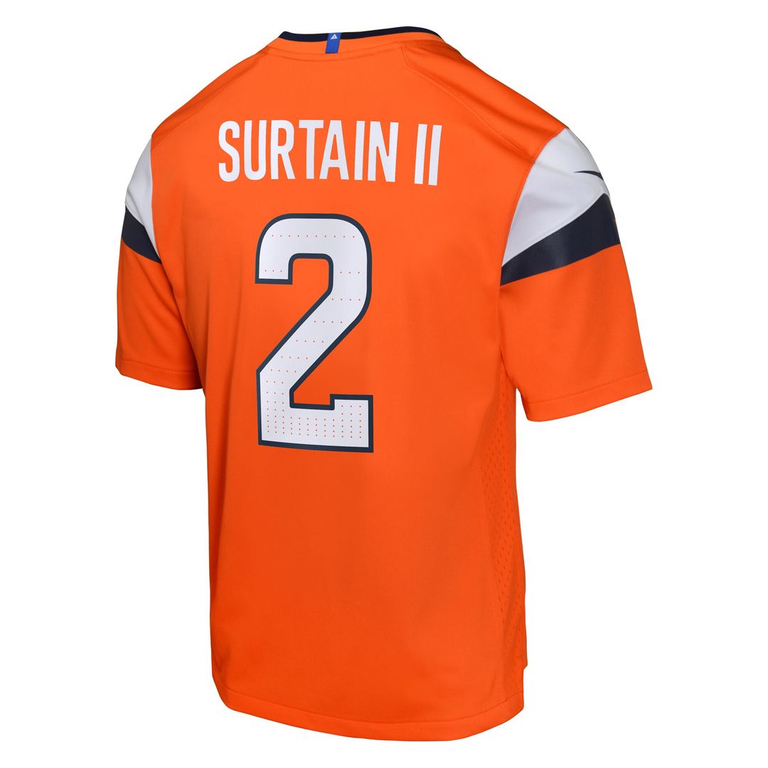 Patrick Surtain II Denver Broncos Youth Game Jersey - Orange