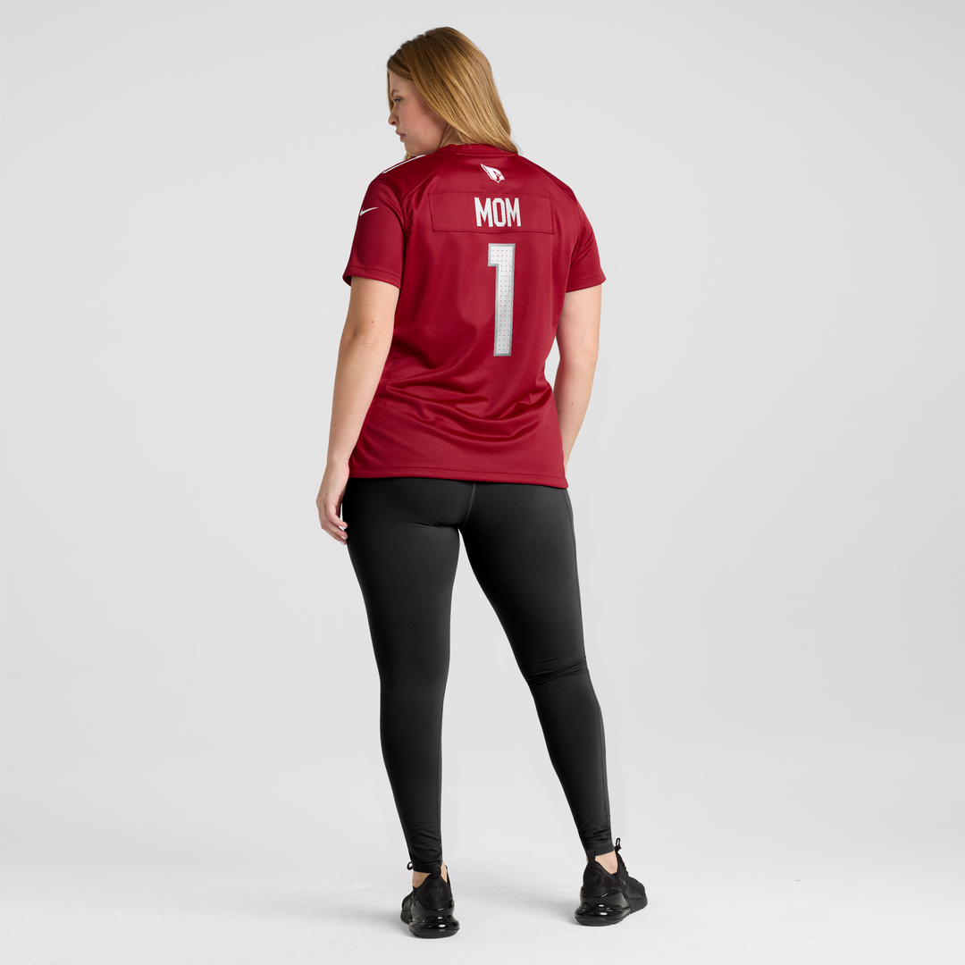 Number 1 Mom Arizona Cardinals Women's Game Jersey - Cardinal
