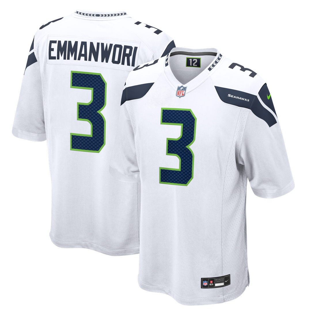 Nick Emmanwori Seattle Seahawks Game Jersey - White