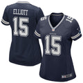 Ezekiel Elliott Dallas Cowboys Women's Game Jersey - Navy