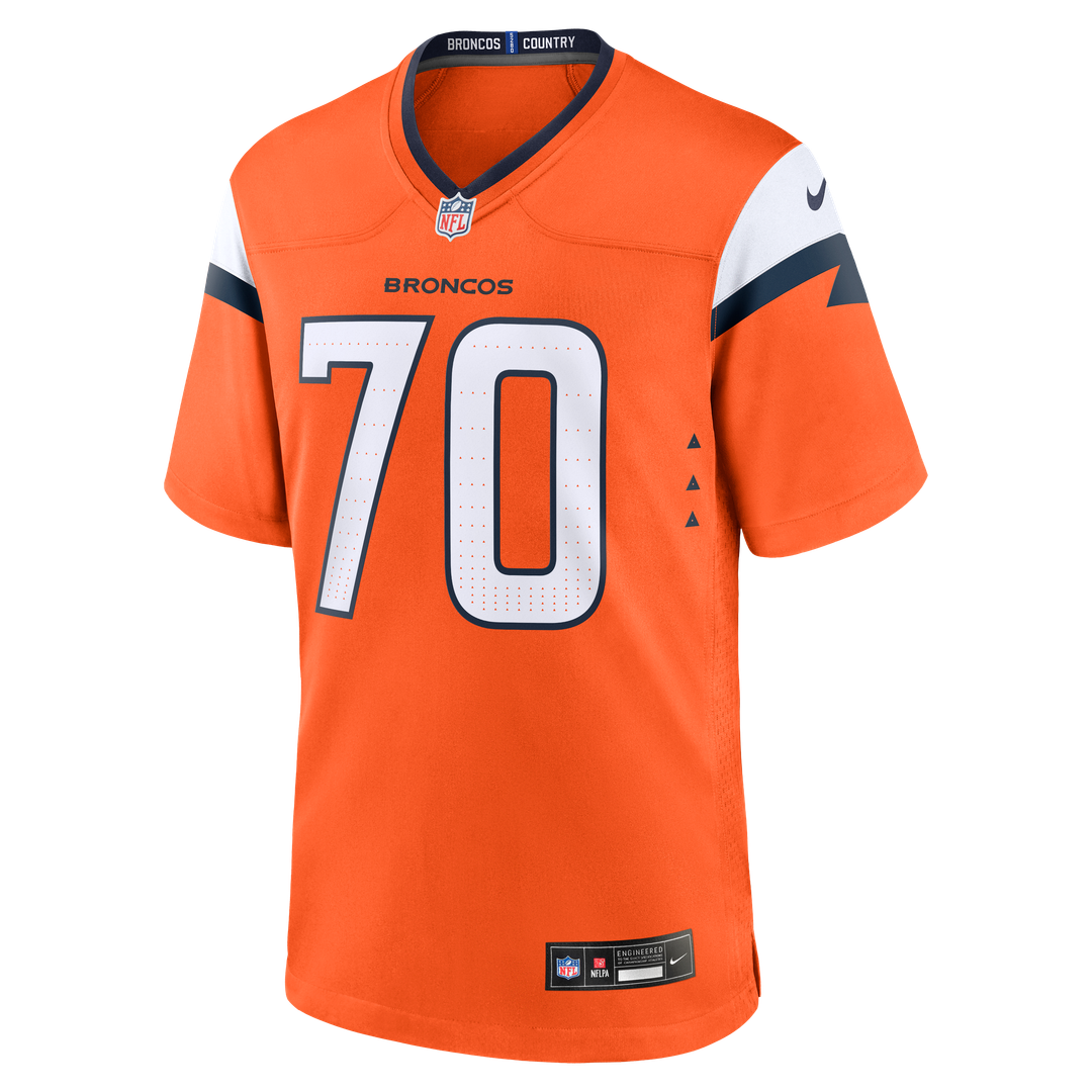 Marques Cox Denver Broncos Team Game Jersey - Orange