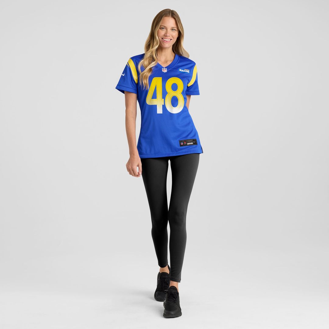 Omar Speights Los Angeles Rams Women's Game Jersey - Royal
