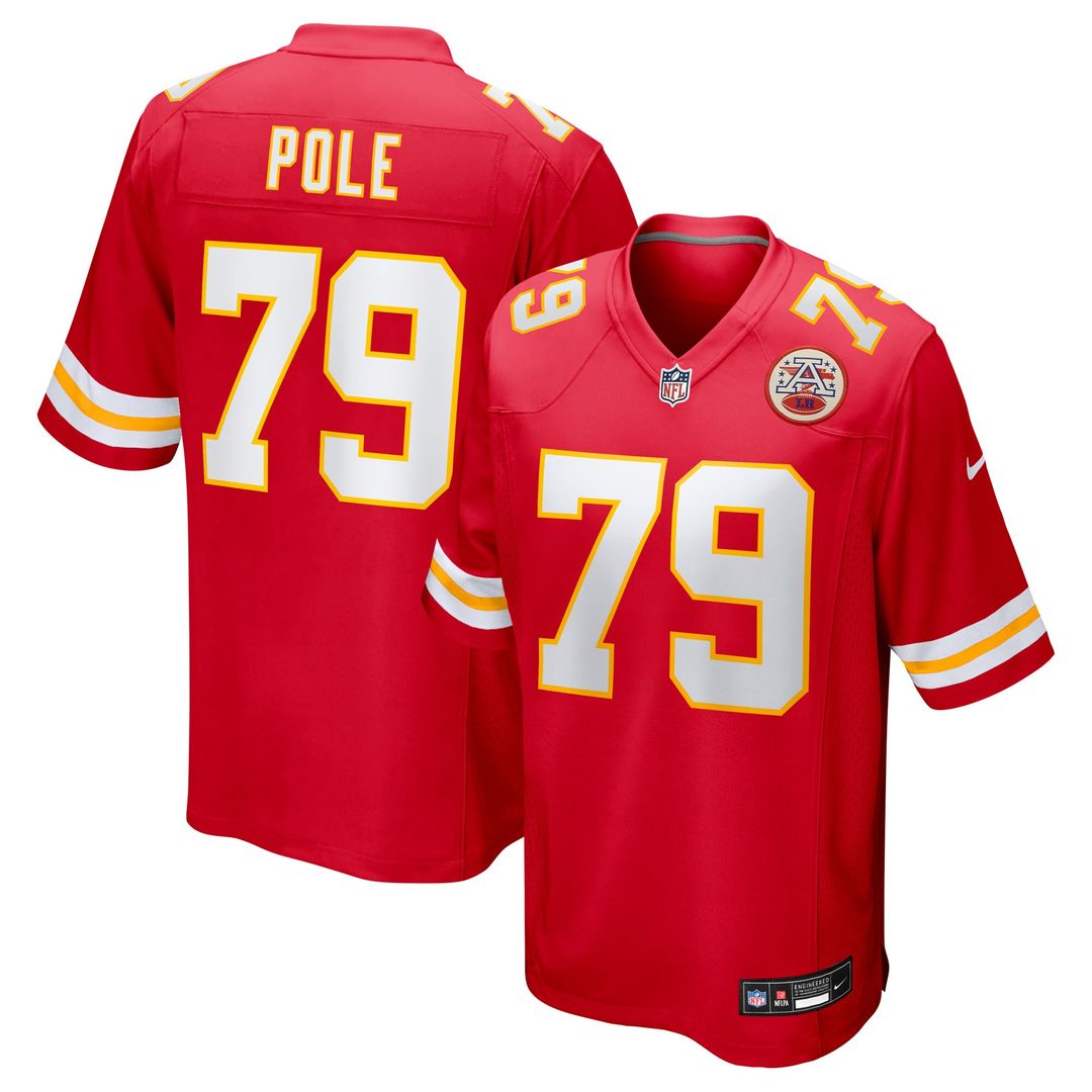 Esa Pole Kansas City Chiefs Team Game Jersey - Red