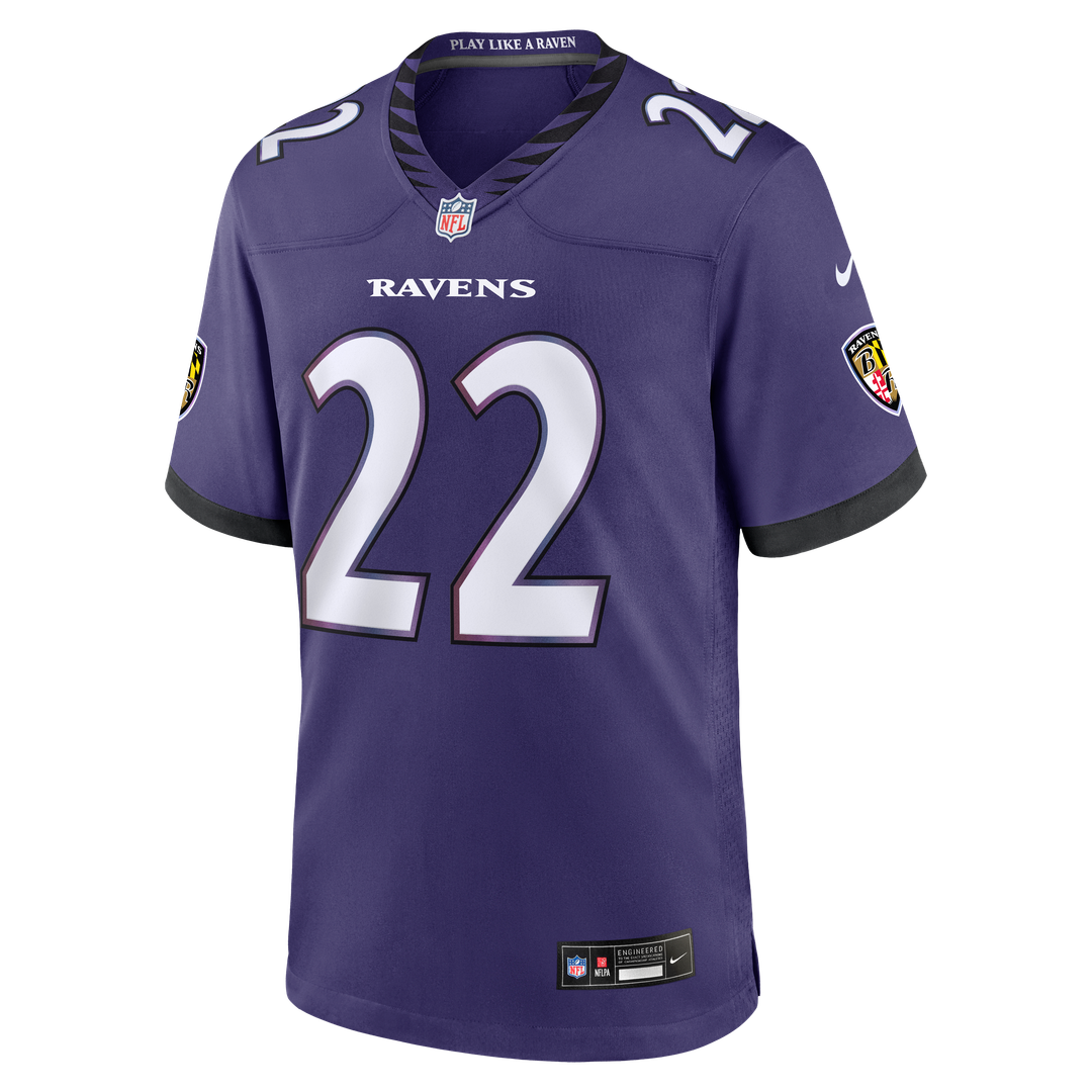 Derrick Henry Baltimore Ravens Team Game Jersey - Purple