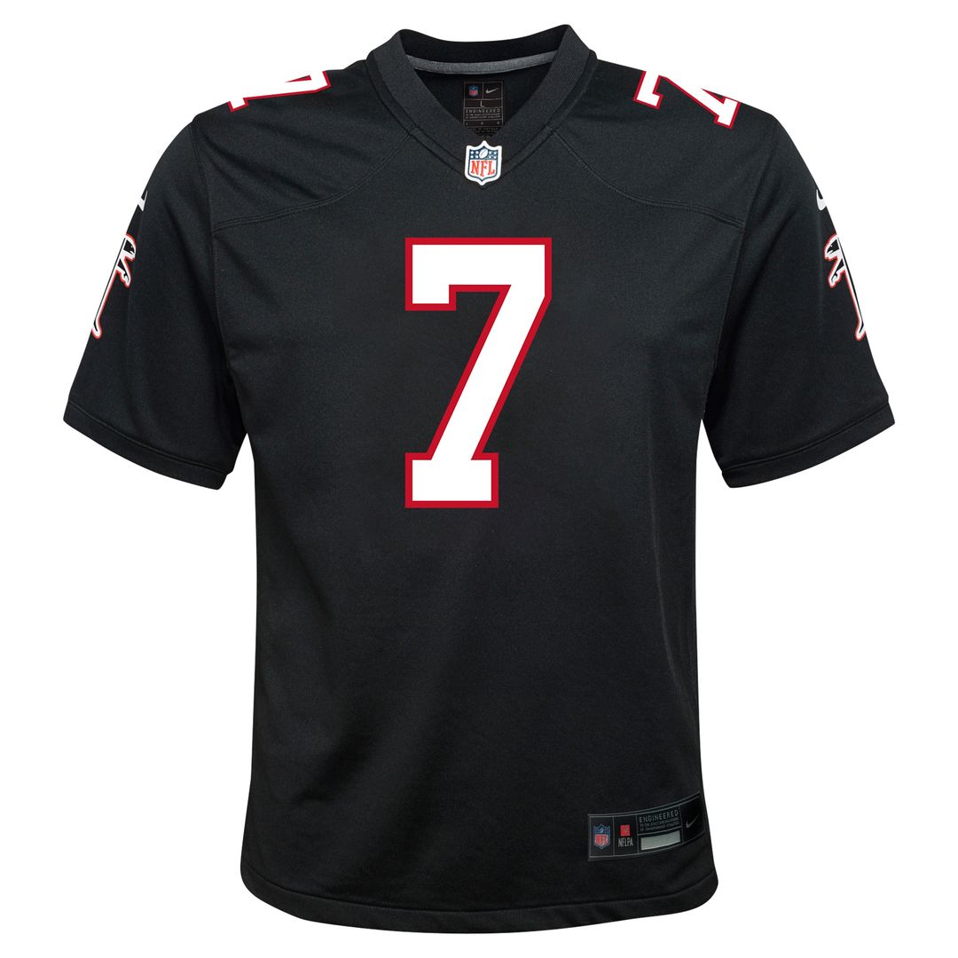 Bijan Robinson Atlanta Falcons Youth Game Jersey - Black