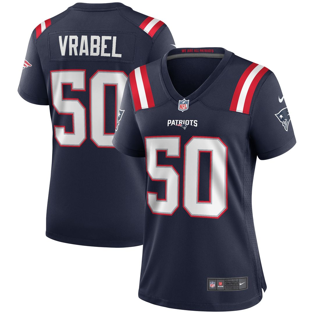 Mike Vrabel New England Patriots Women's Game Retired Player Jersey - Navy