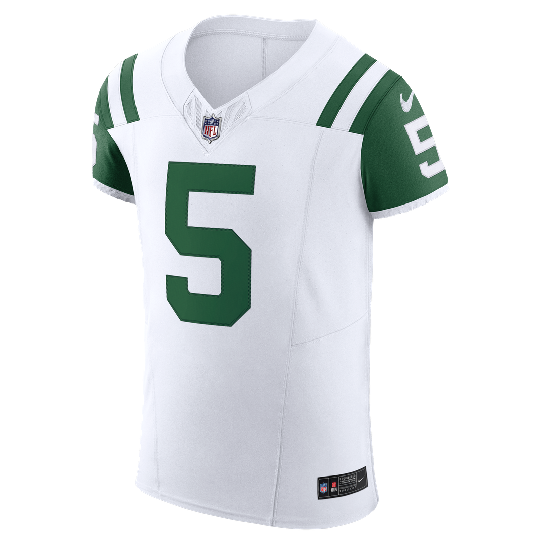 Garrett Wilson New York Jets Classic Alternate Vapor F.U.S.E. Elite Jersey - White